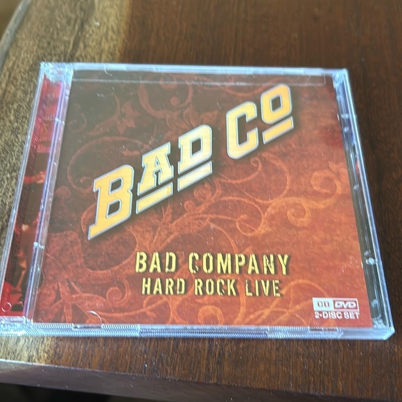 Sealed BAD CO Bad Company Hard Rock Live CD DVD 2 Disc Set - Picture 1 of 4